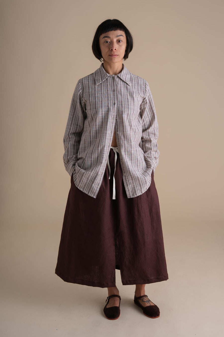 Conscious Clothing Alchemist Top in Wisteria - plus size top, product view