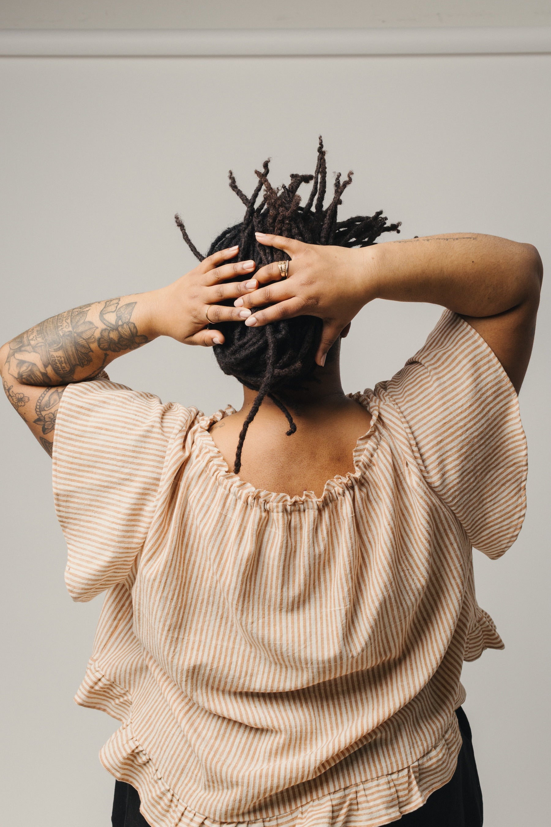 Pamut Apparel USA Zoe Top - Handwoven Cotton - plus size top, product view