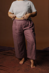 Emil Easy Crop Pant - Linen