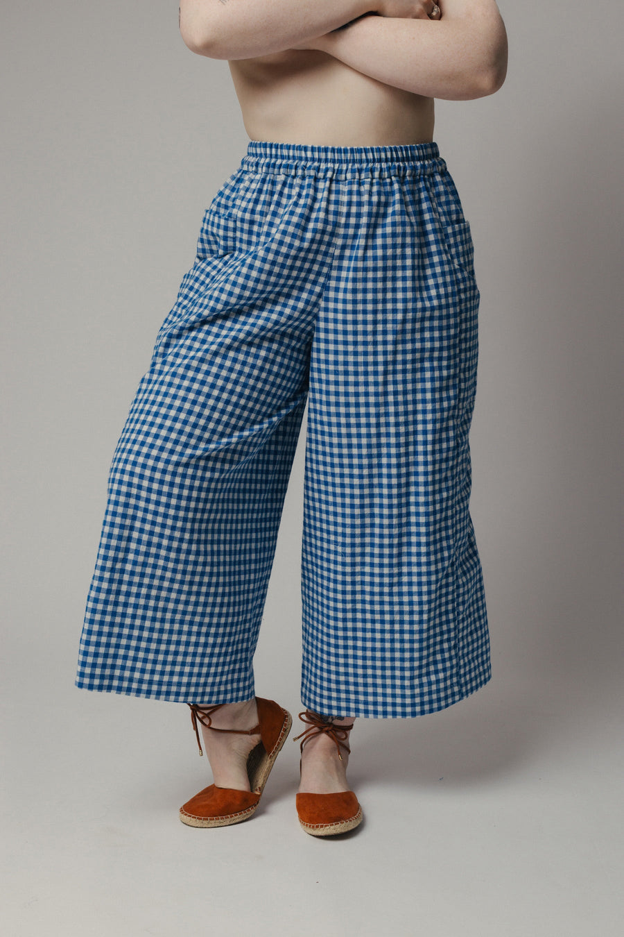 Pamut Apparel USA Gardener Pant - Handwoven Cotton - plus size pant, product view