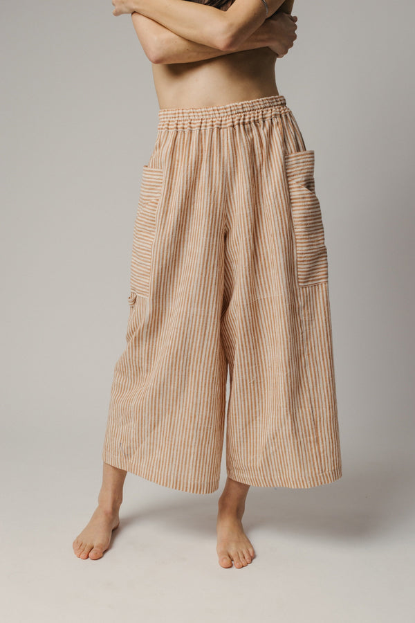 Pamut Apparel USA Gardener Pant - Handwoven Cotton - plus size pant, product view