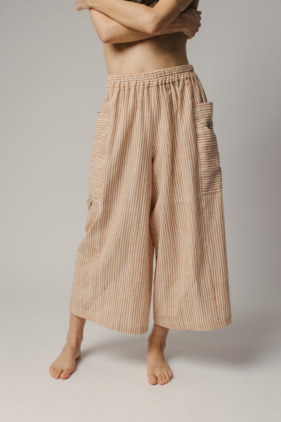 Pamut Apparel USA Gardener Pant - Handwoven Cotton - plus size pant, product view