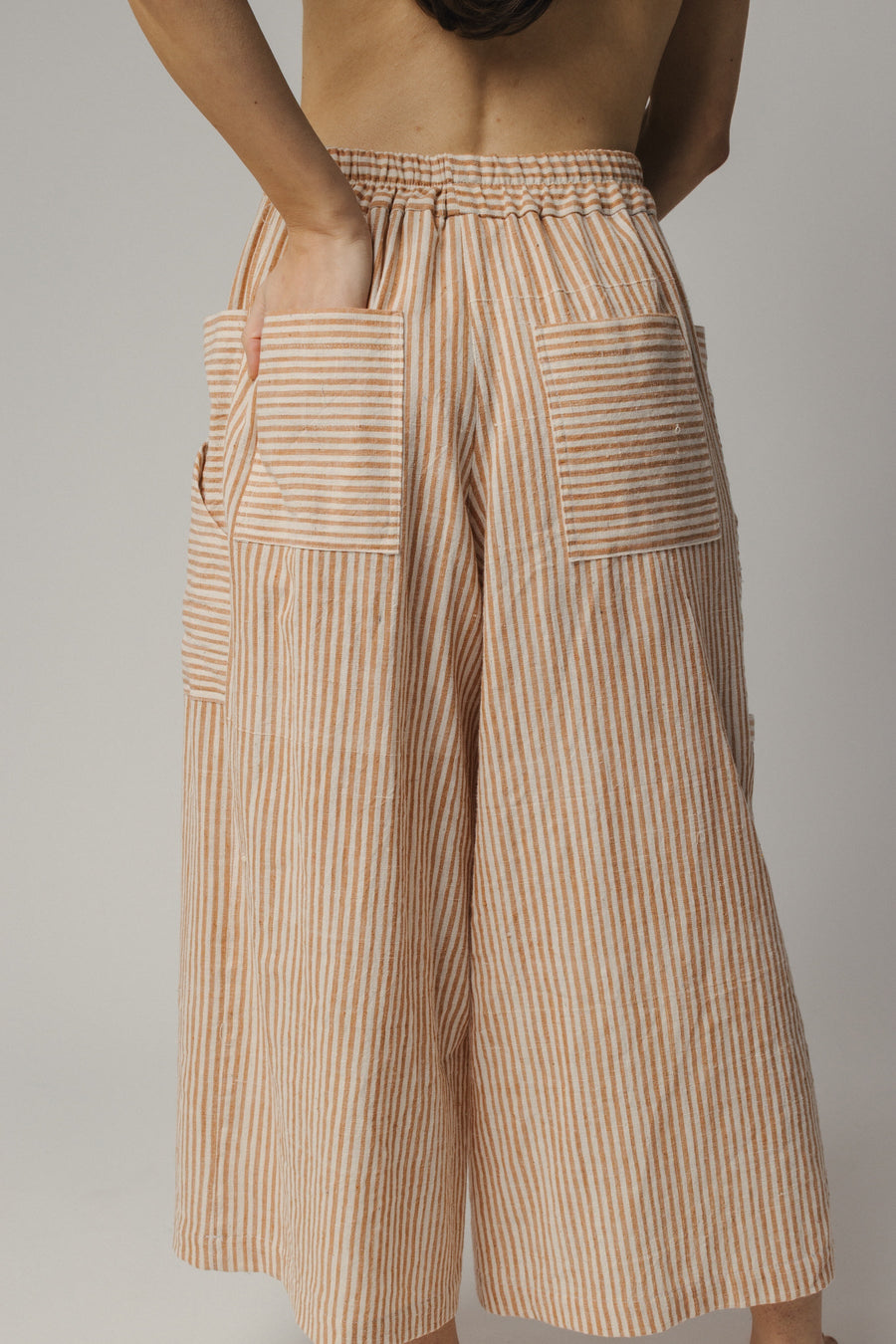 Pamut Apparel USA Gardener Pant - Handwoven Cotton - plus size pant, product view