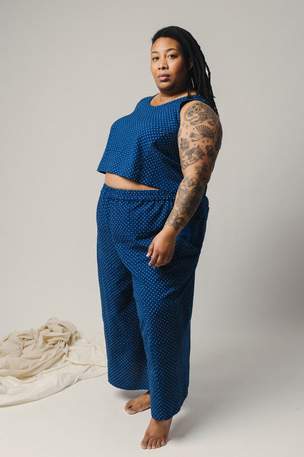 Pamut Apparel USA Gardener Pant - Handwoven Cotton - plus size pant, product view