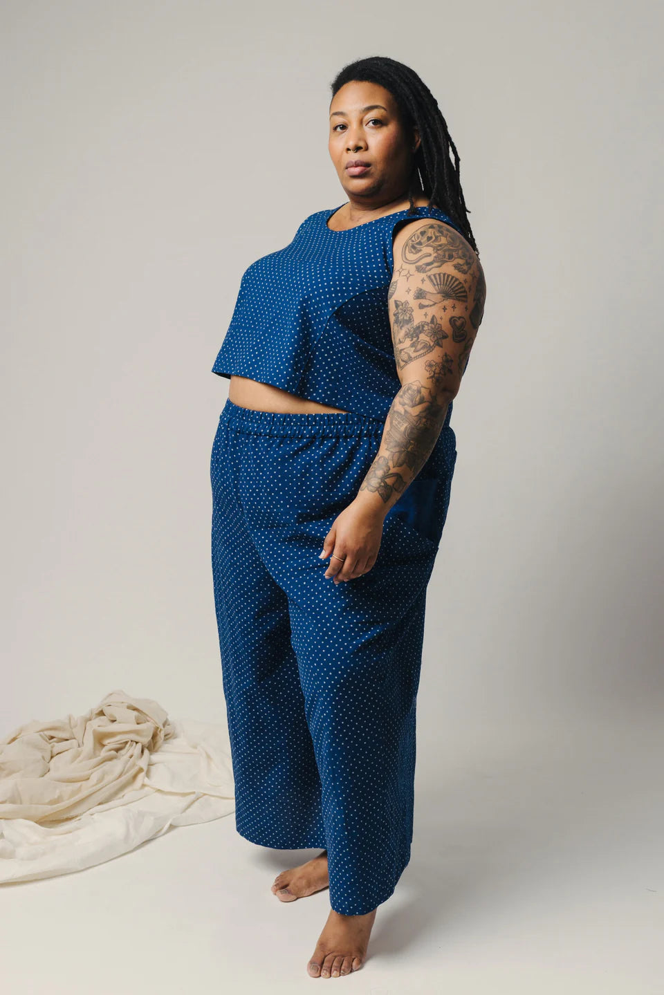 Pamut Apparel USA Sunny Top - Handwoven Cotton - plus size top, product view