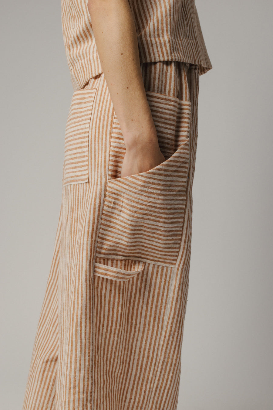 Pamut Apparel USA Gardener Pant - Handwoven Cotton - plus size pant, product view