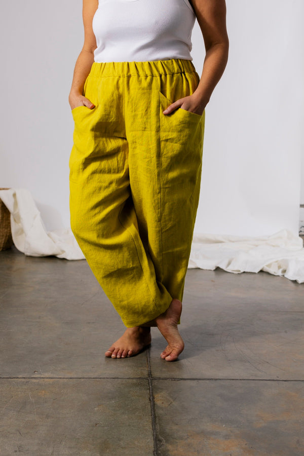 Pamut Apparel USA River Pant - Linen - plus size pant, product view