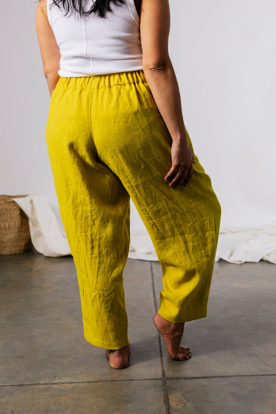 Pamut Apparel USA River Pant - Linen - plus size pant, product view