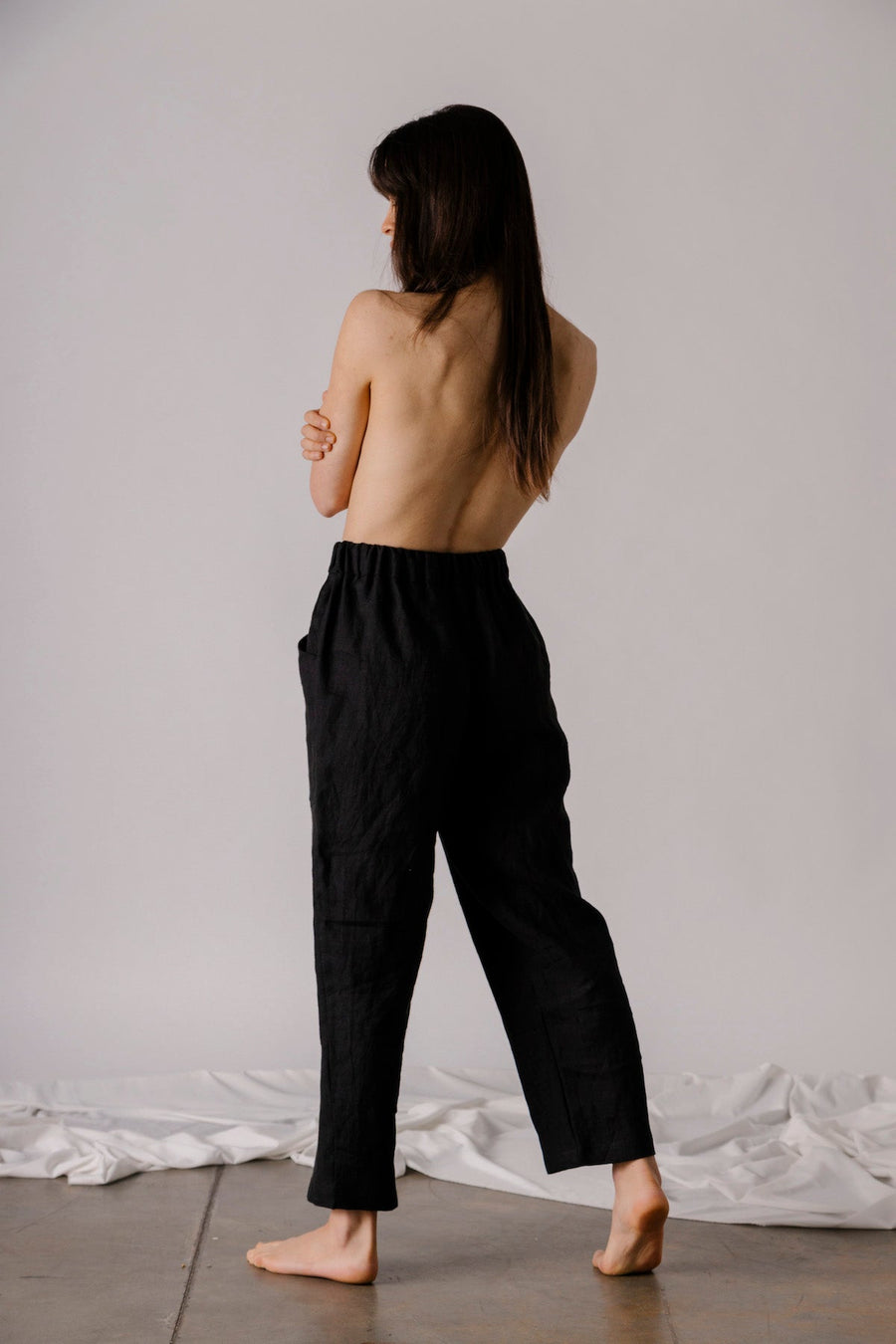 Pamut Apparel USA River Pant - Linen - plus size pant, product view