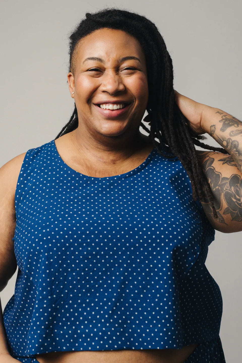 Pamut Apparel USA Sunny Top - Handwoven Cotton - plus size top, product view