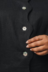 Wavy Jacket - Linen