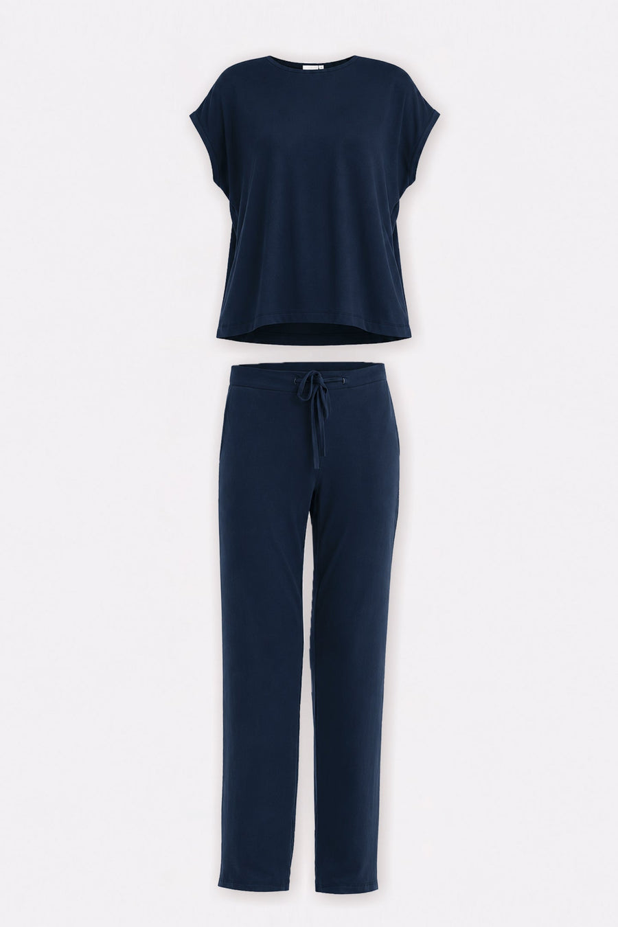 Relaxed Tee Set In Navy
