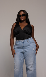 GIA/irl Briana Corset Top - plus size top, product view