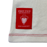 Fruit Face San Francisco label on NYC baby tee