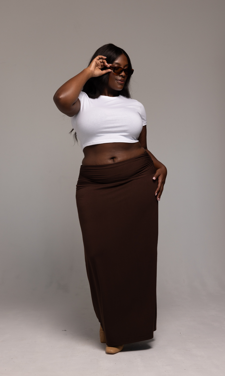 GIA/irl Valentina Skirt - plus size skirt, product view