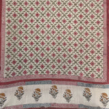 Fyoli Fyoli SANGANER Pashmina X Merino Block Printed Wrap - women's artisan accessory