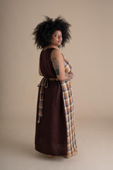 Conscious Clothing Rise Dress in Sundew - plus size dress, product view