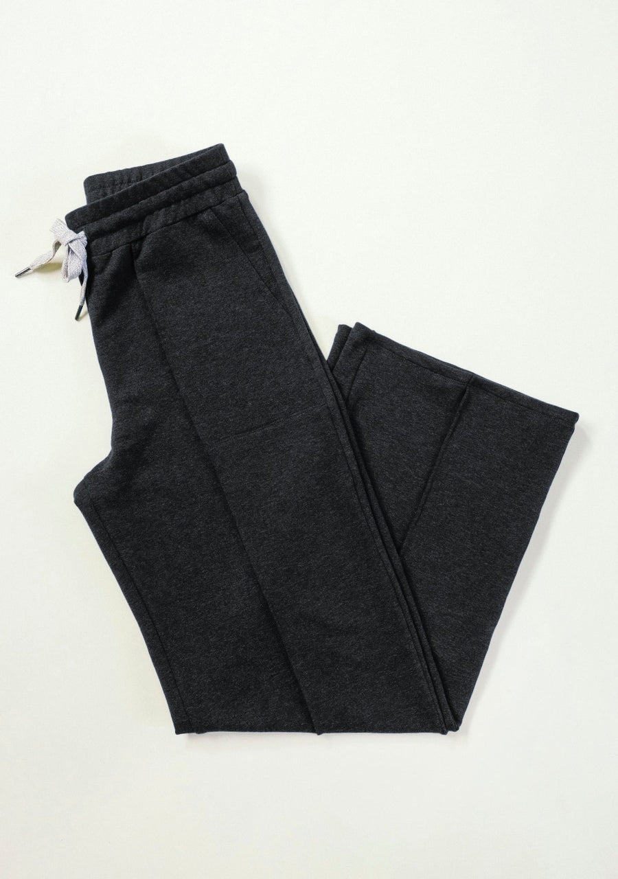 Poplinen Betty Modal Wide Leg Pant - Black - plus size pant, product view