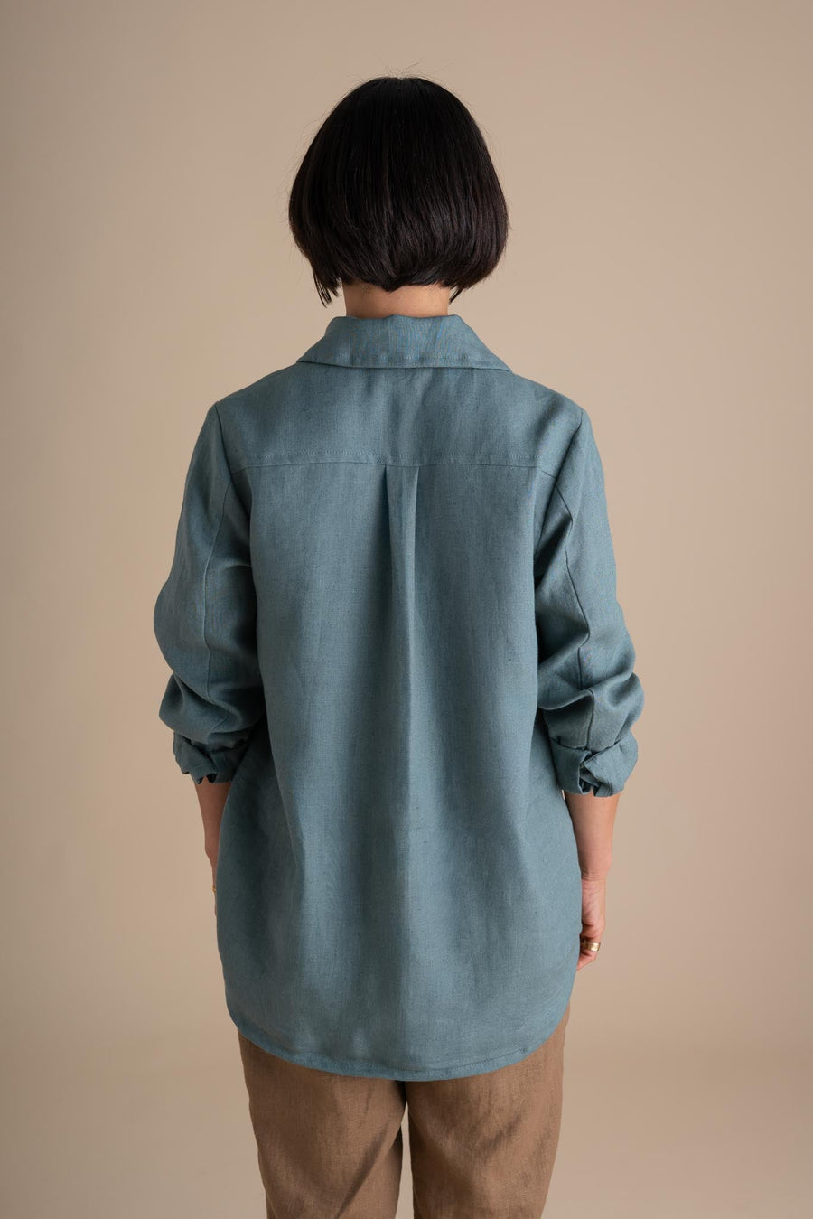 Conscious Clothing Alchemist Top in Agave - plus size top, product view
