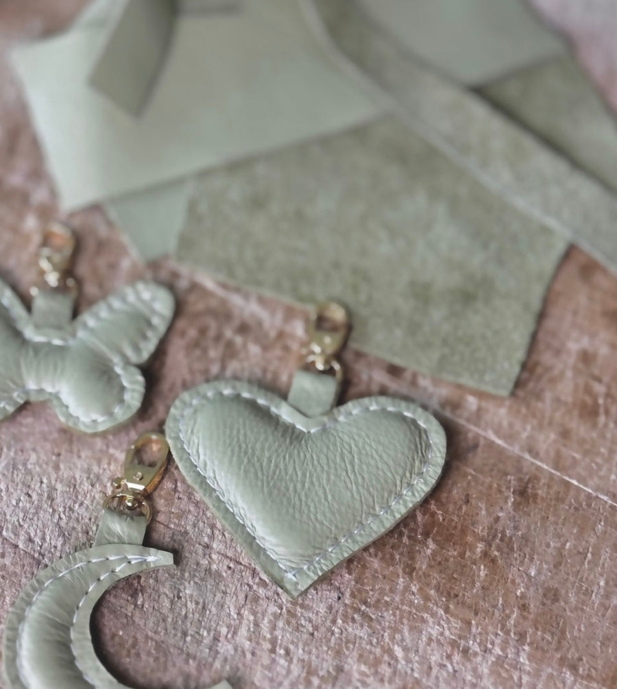 Feelhandmade Leather Butterfly Charm - premium designer bag