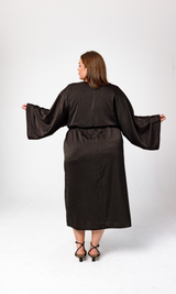GIA/irl Alayiah Midi Dress Black - plus size dress, product view
