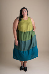 Conscious Clothing Willow Dress in Dusk - plus size dress, product view
