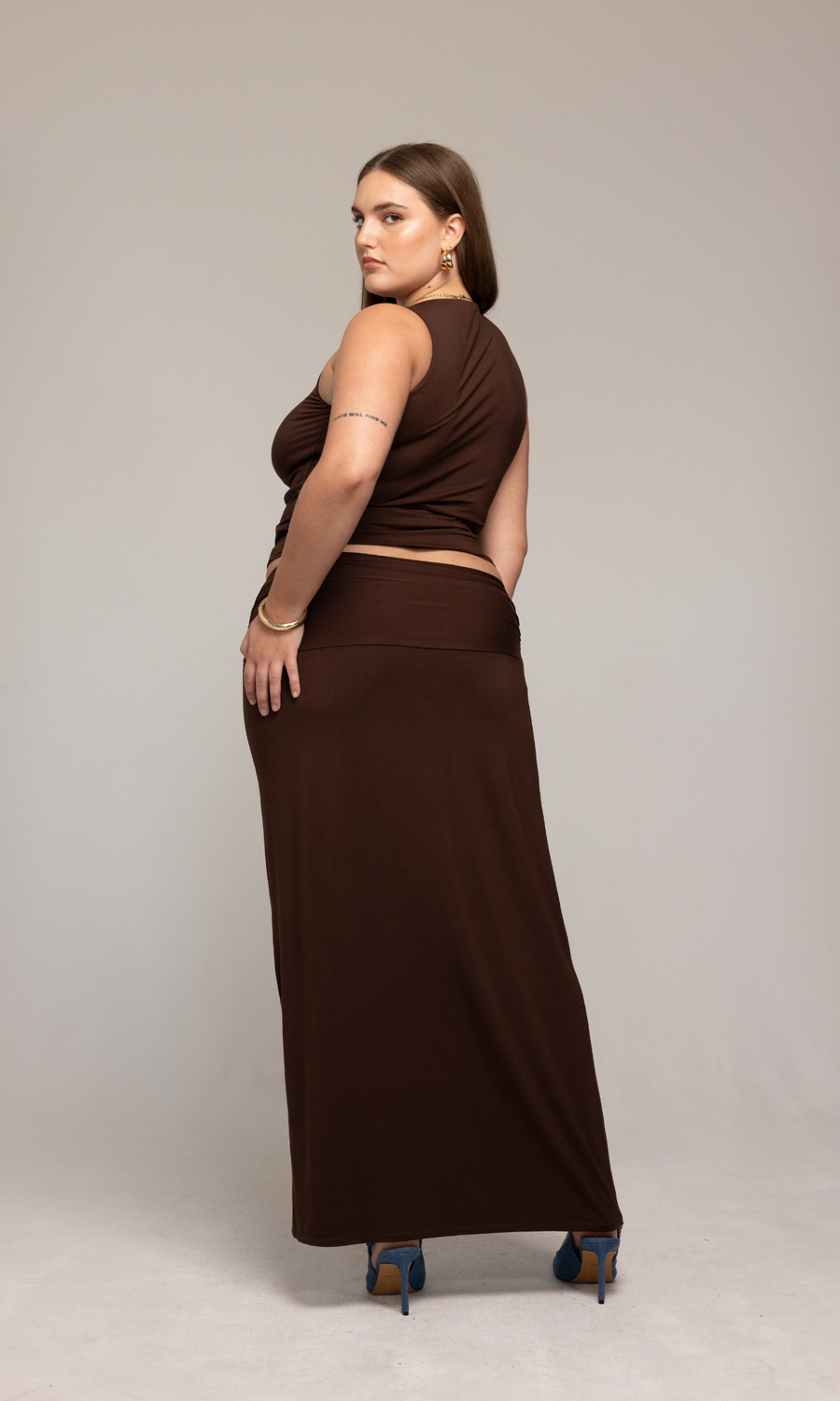 GIA/irl Valentina Skirt - plus size skirt, product view