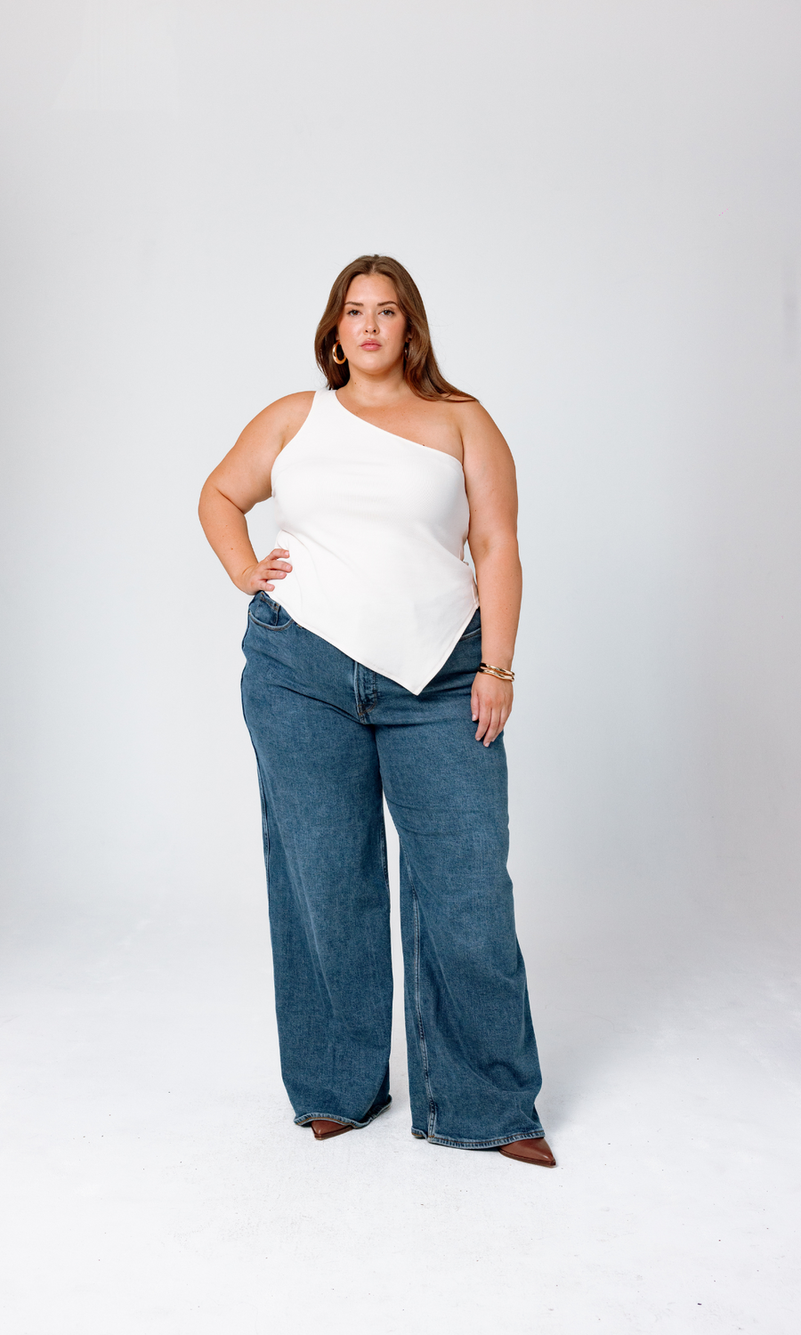 GIA/irl Giselle Top - plus size top, product view