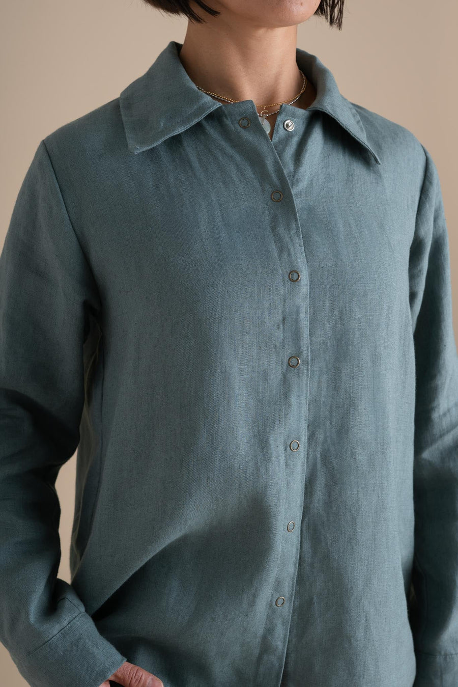 Conscious Clothing Alchemist Top in Agave - plus size top, product view