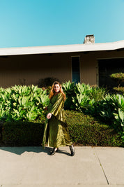 Bohémienne Kimono Robe in “Manzanilla”