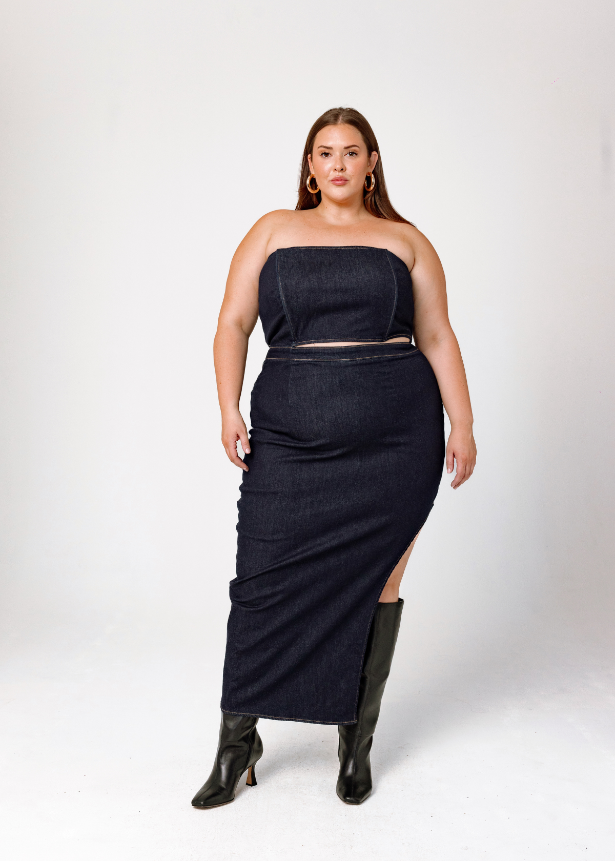 Isabella Dress Denim