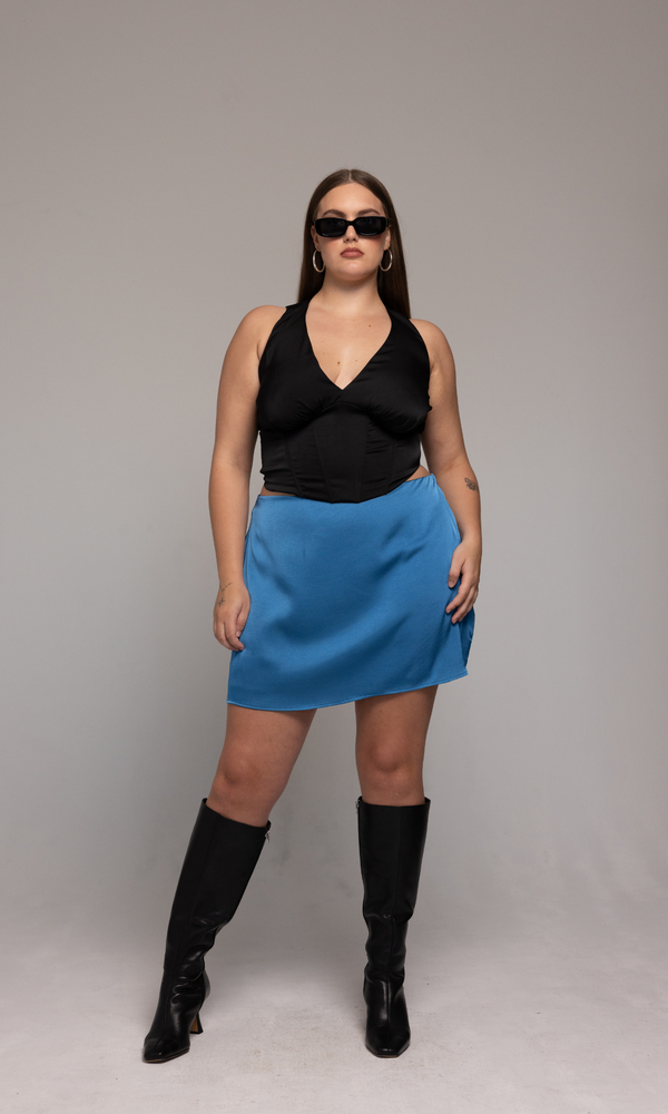 GIA/irl Briana Corset Top - plus size top, product view