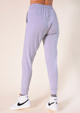 Poplinen Agnes Organic Cotton + Tencel™ Jogger Pant - Heather Gray - plus size jogger pant, product view