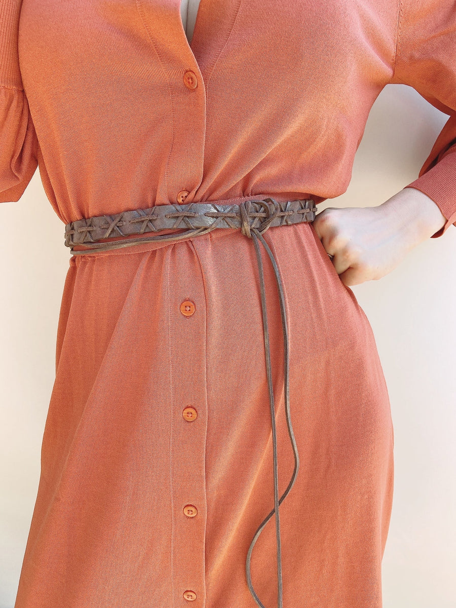Ada Belts Aztec Belt - Truffle - handcrafted leather belt