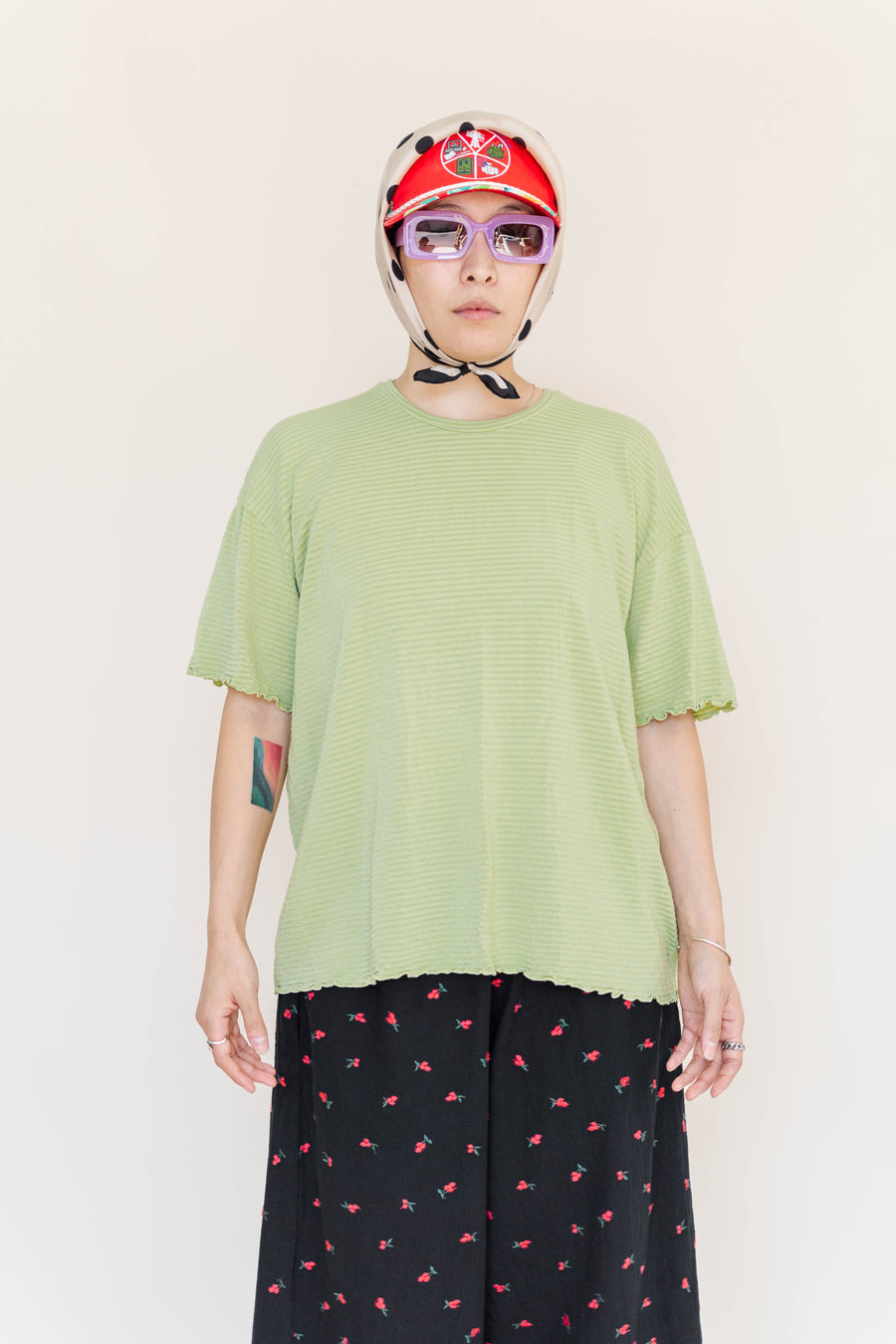 Nettle Studios Avocado Tall Tee - plus size tee, product view