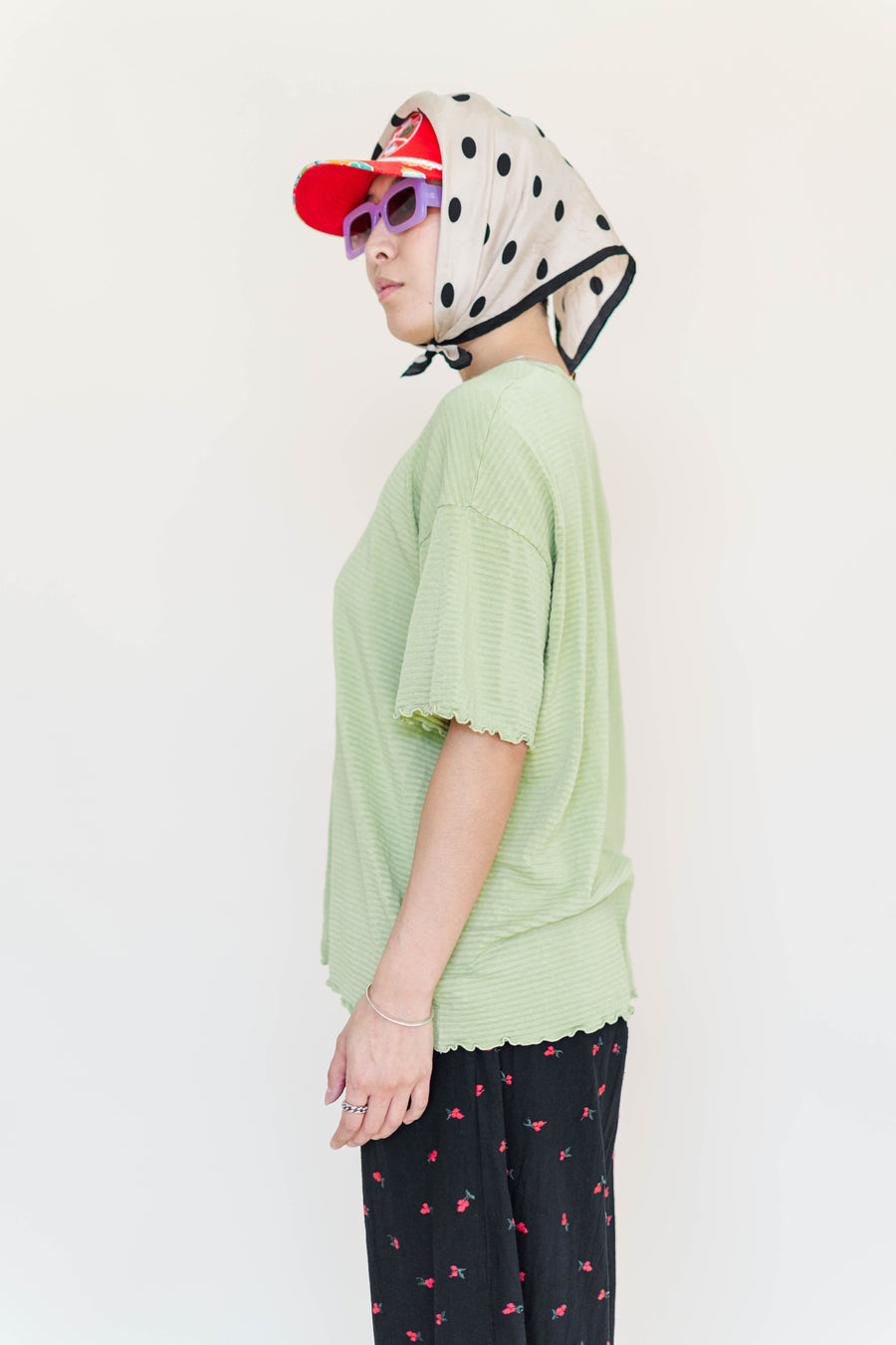 Nettle Studios Avocado Tall Tee - plus size tee, product view