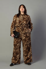 The Quinn Shirt Jacket - Leopard