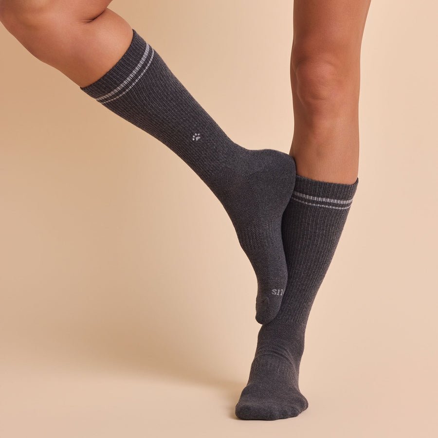 Conscious Step Comfort Crew Socks that Save Dogs - handcrafted socks