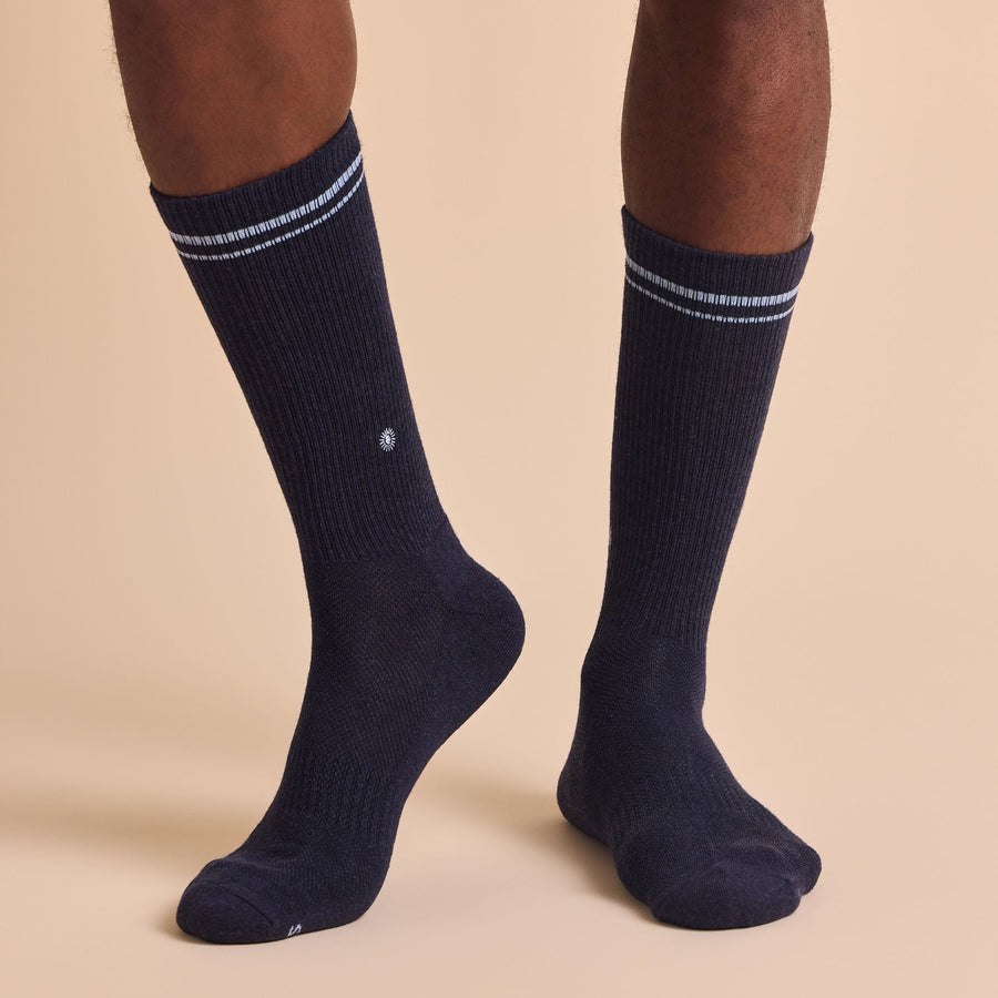 Conscious Step Comfort Crew Socks that Support Mental Health - handcrafted socks
