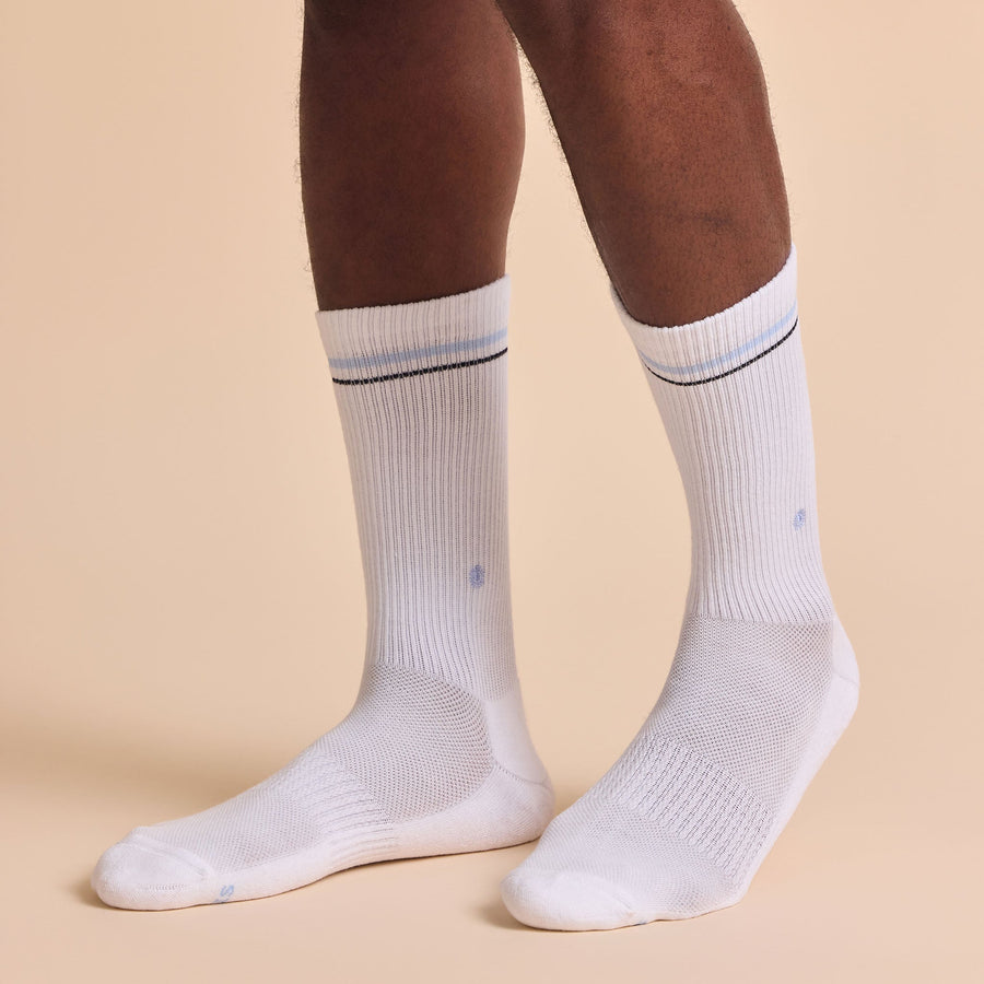Conscious Step Comfort Crew Socks that Support Mental Health - handcrafted socks