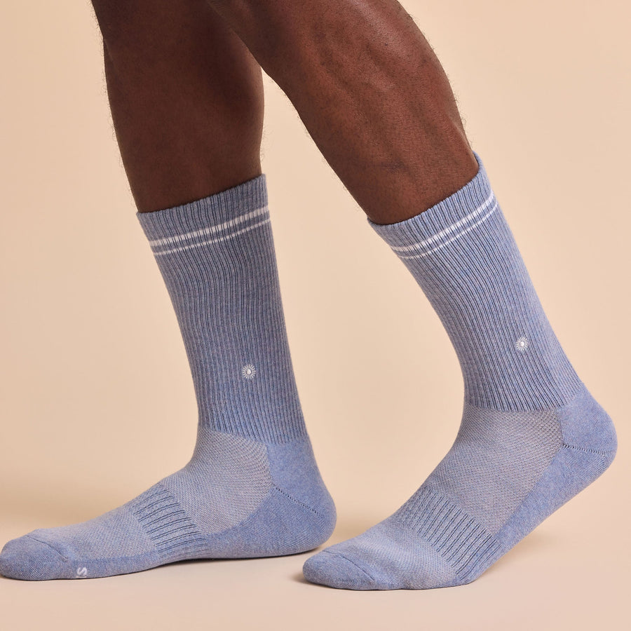 Conscious Step Comfort Crew Socks that Support Mental Health - handcrafted socks