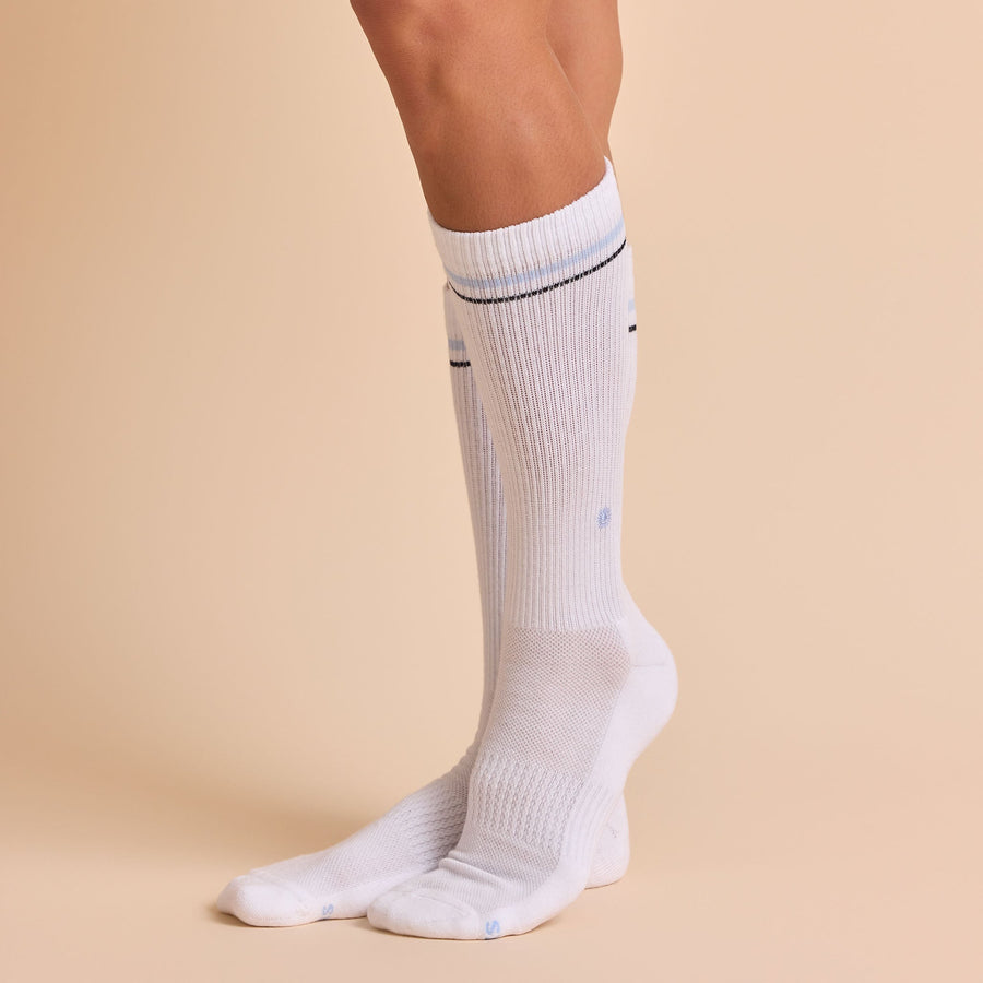 Conscious Step Comfort Crew Socks that Support Mental Health - handcrafted socks