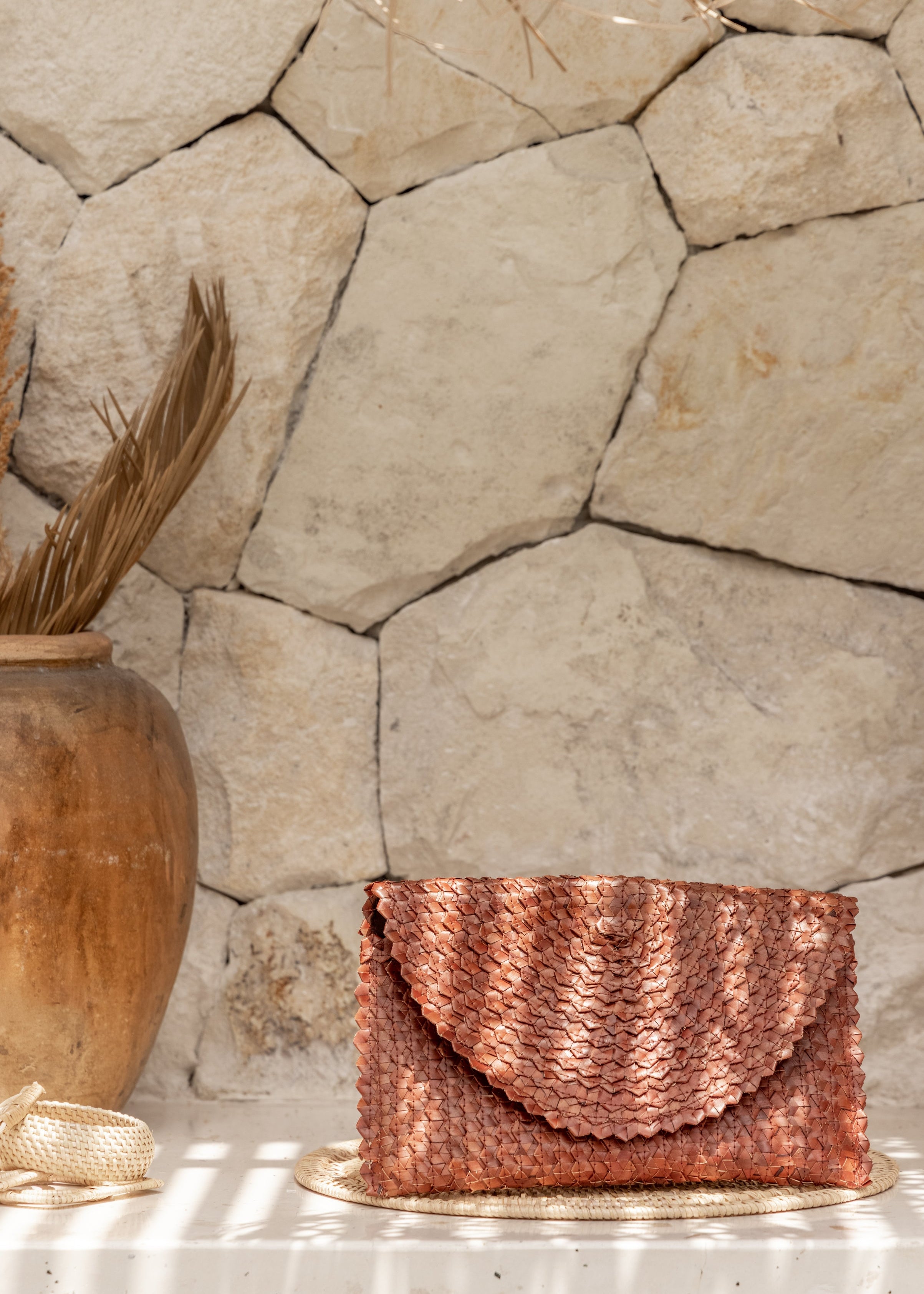 Rattan Clutch