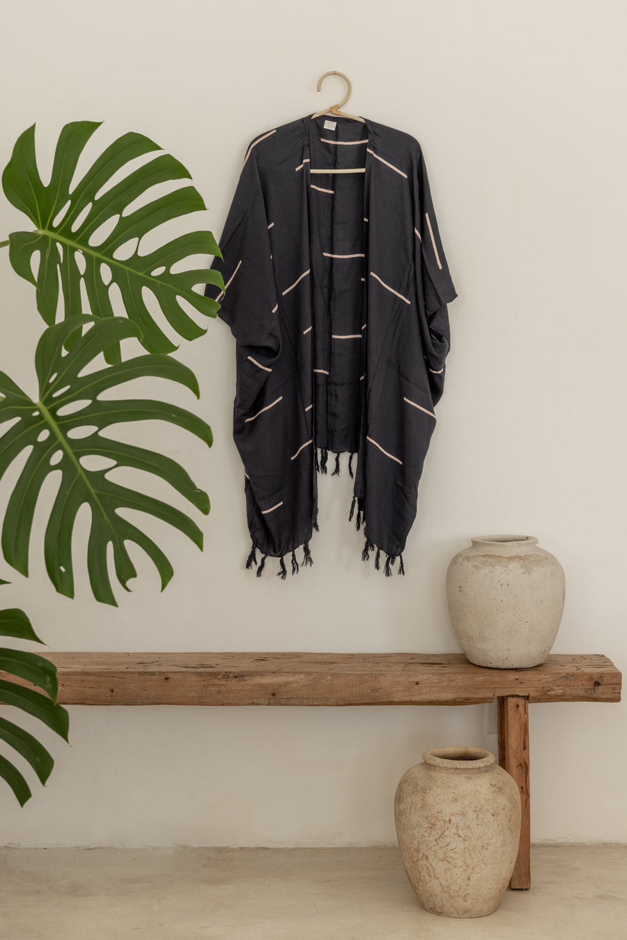Village Thrive Lines Kimono - plus size garment, product view