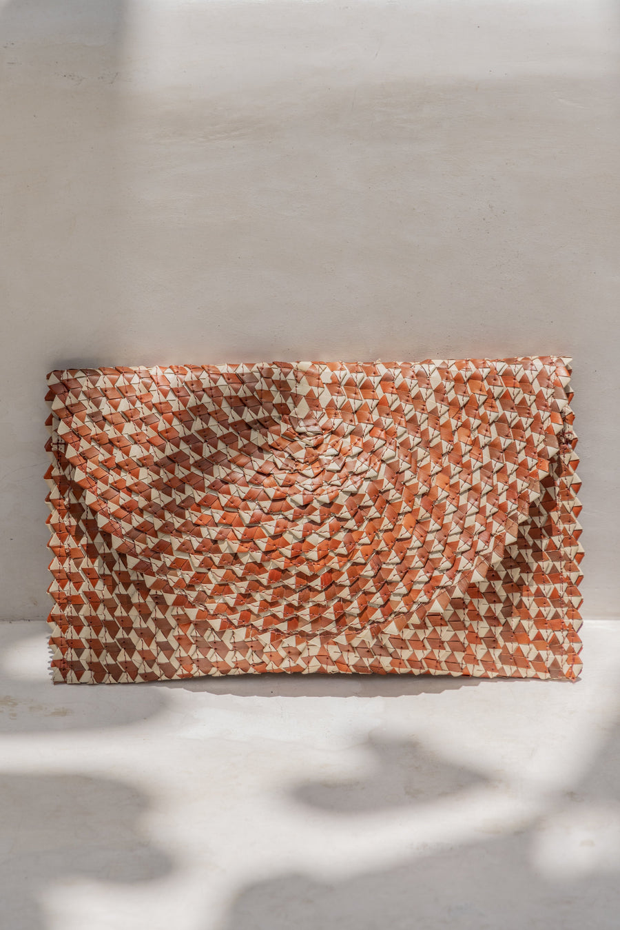 Village Thrive Ombre Rattan Clutch - clutch