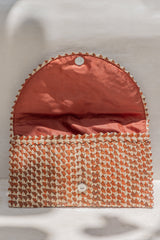 Village Thrive Ombre Rattan Clutch - clutch