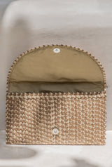 Village Thrive Ombre Rattan Clutch - clutch