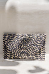 Village Thrive Ombre Rattan Clutch - clutch