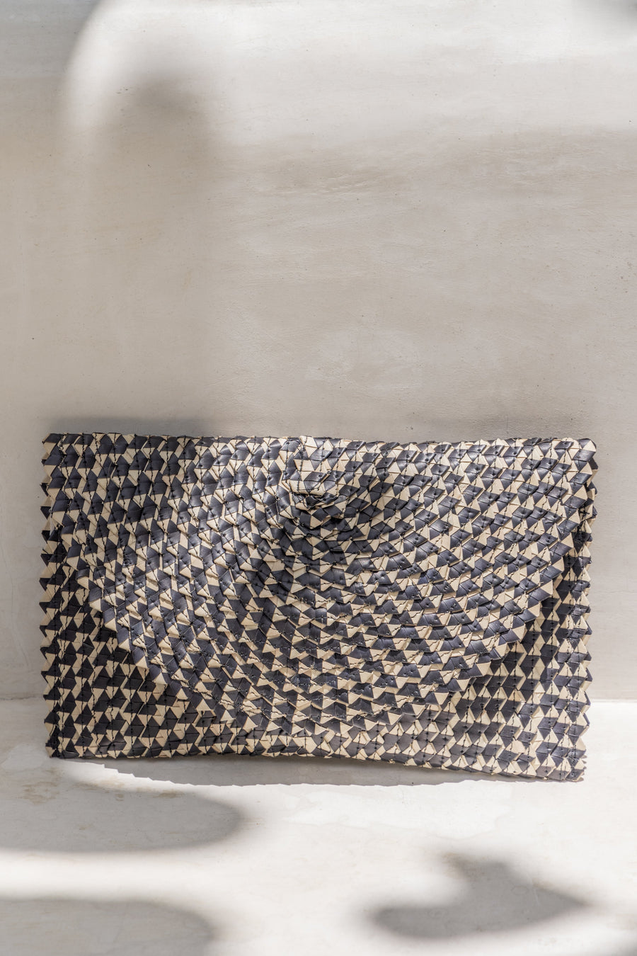 Village Thrive Ombre Rattan Clutch - clutch