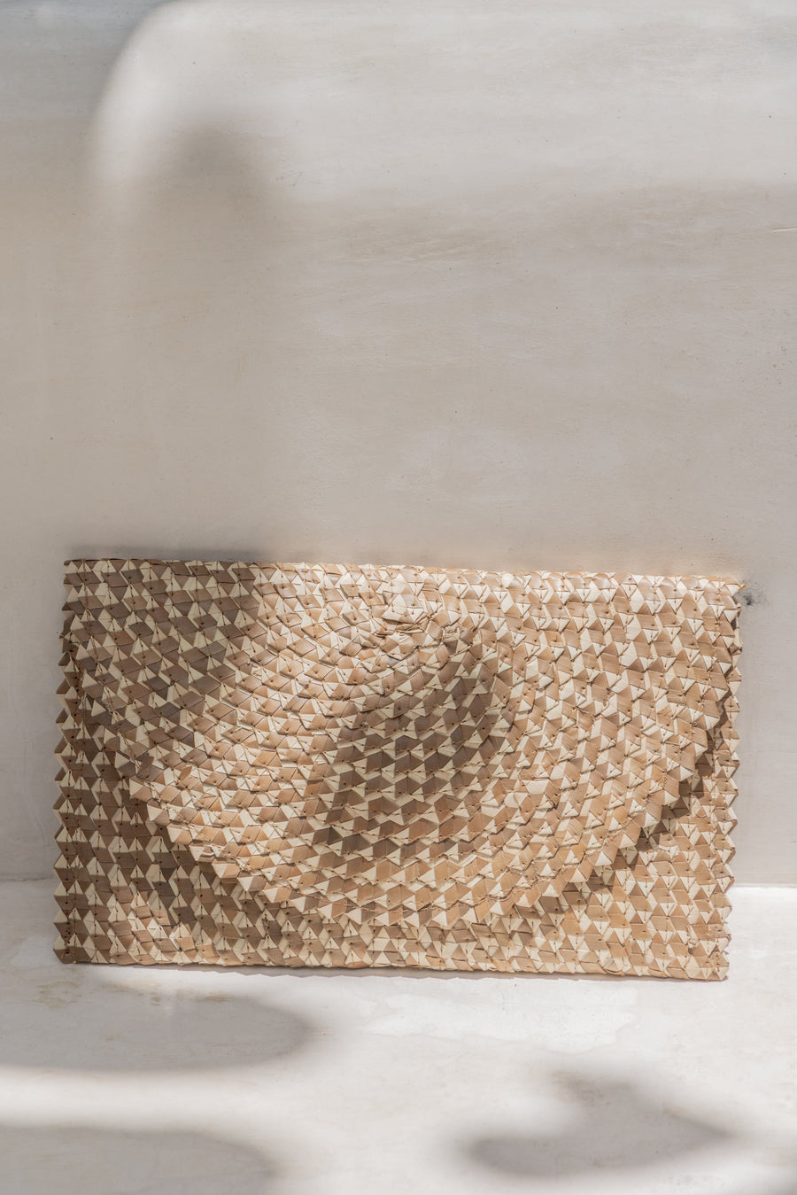 Village Thrive Ombre Rattan Clutch - clutch
